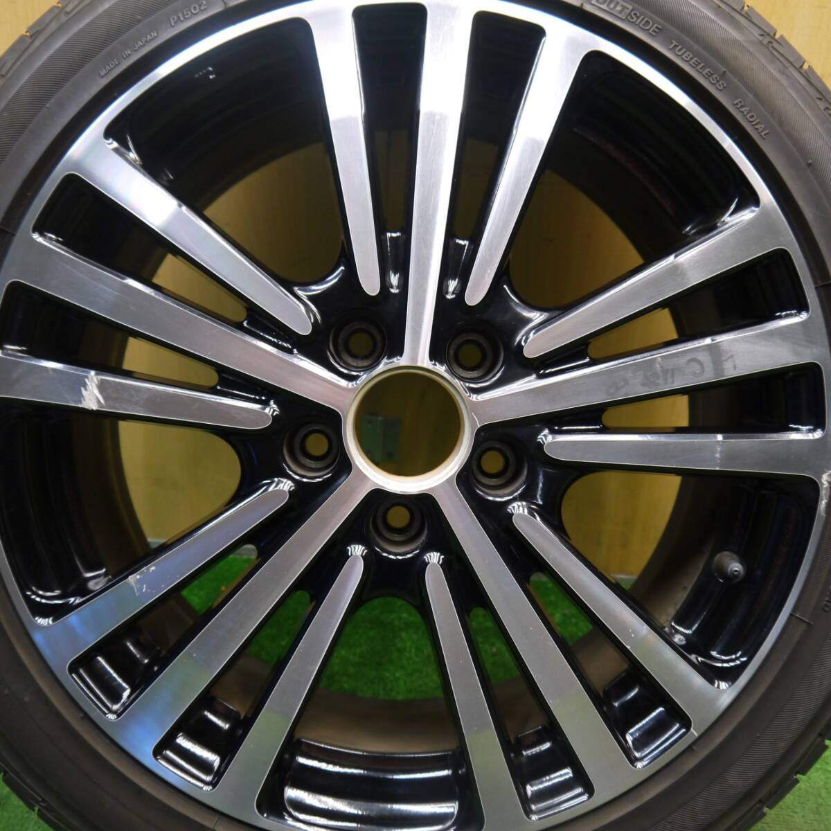 1本 22年★ホンダ RC1 オデッセイ アブソルート EX 純正 ENKEI 225/45R18 ブリヂストン LUFT RV PCD114.3/5H★5040711Hノ