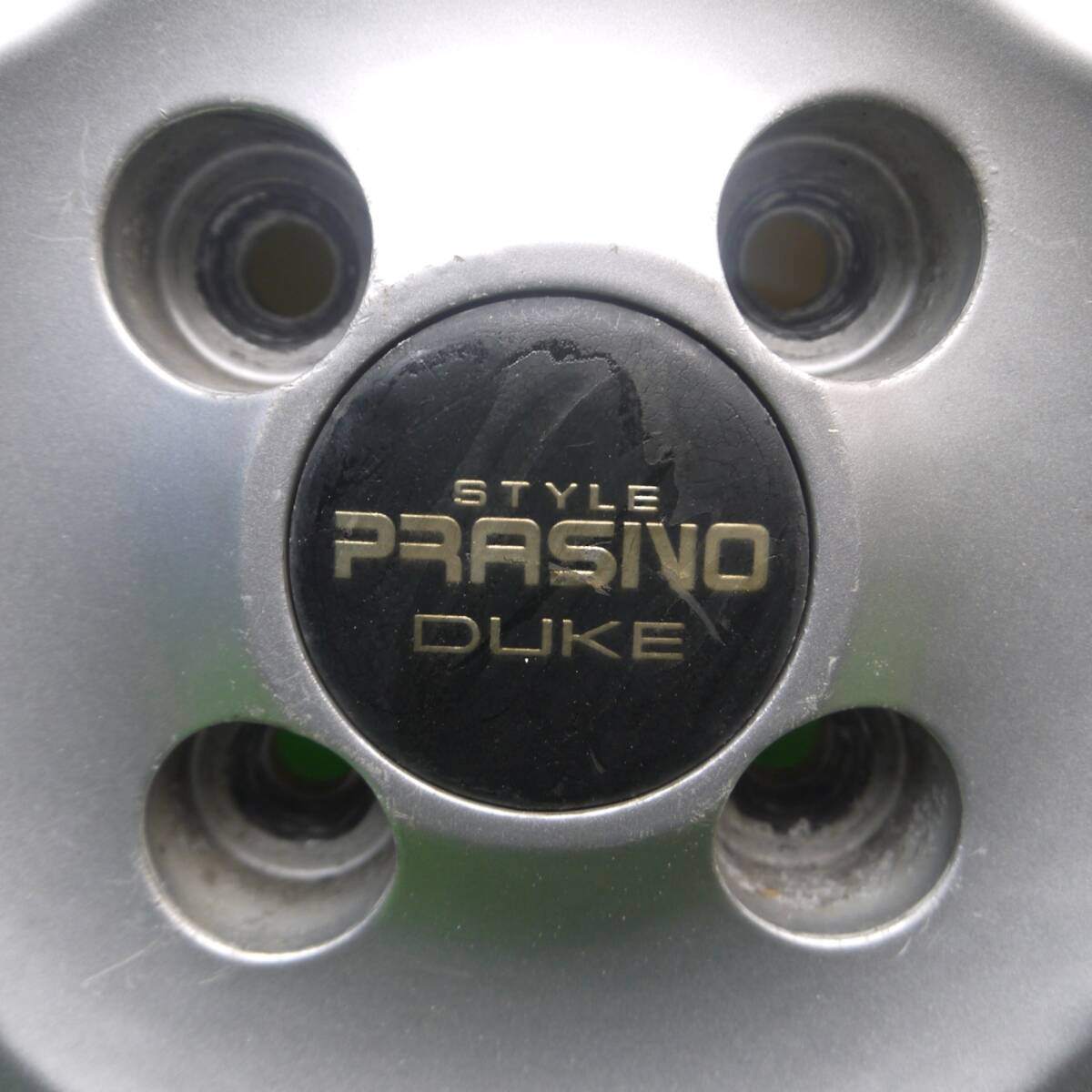 超バリ溝!22年!ほぼ10分★スタッドレス 165/70R14 グッドイヤー アイスナビ7 STYLE PRASINO DUKE PCD100/4H★4102906Hス