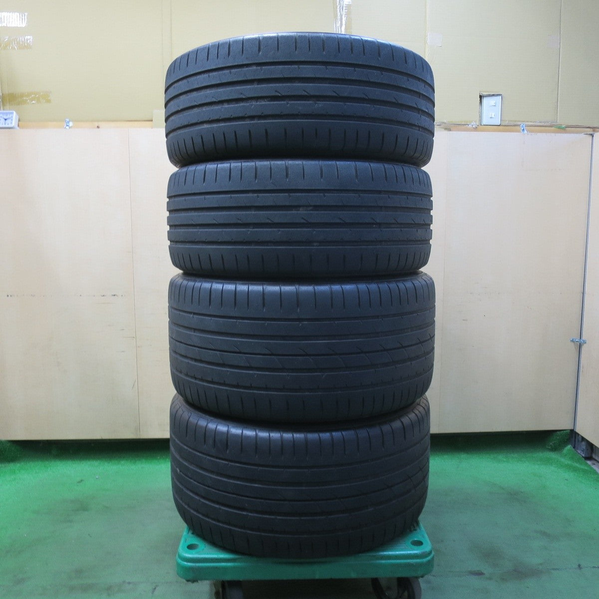 キレイ★ポルシェ 991 911 カレラ2 純正 235/40R19 285/35R19 グッドイヤー イーグル F1 アシメトリック2 19インチ PCD130/5H★5103011イノ