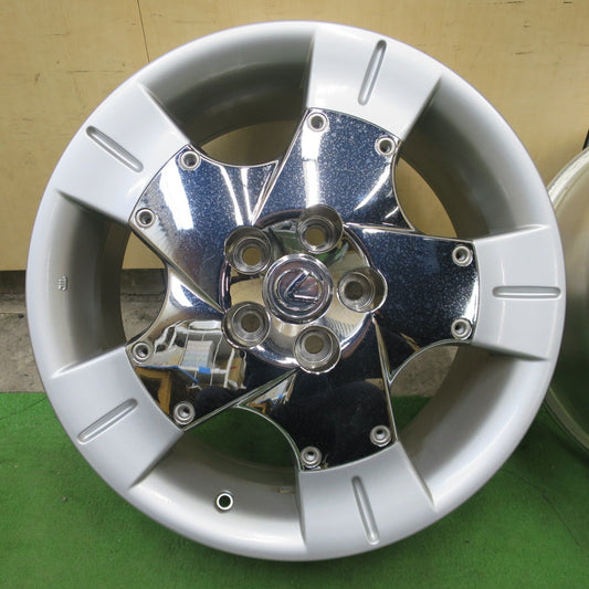 4本価格!付属品付き◎レクサス SC 430 トヨタ UZZ40 ソアラ 純正 ホイール 18インチ 18×8JJ PCD114.3/5H◎6092801NGホ