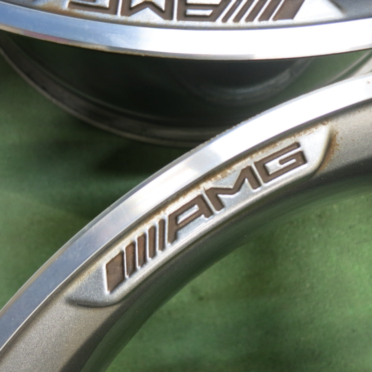 4本価格★ベンツ Cクラス W205 純正 AMG ホイール 18インチ 7.5J×18H2 8.5J×18H2 PCD112/5H★5092507HAホ