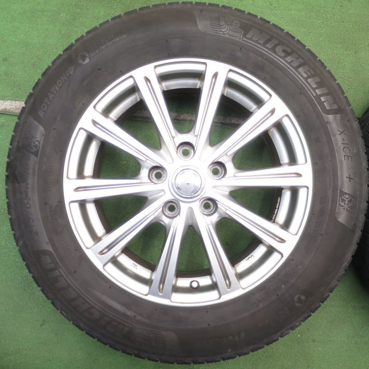 キレイ★スタッドレス 215/65R16 ミシュラン X-ICE3+ MiLLOUS ミルアス 16インチ PCD114.3/5H★5072705NJス