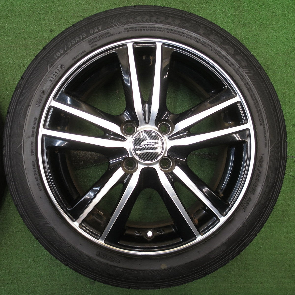 4本価格★185/55R15 グッドイヤー イーグル LS EXE SCHNEIDER シュナイダー 15インチ PCD100/4H★5070401NJノ