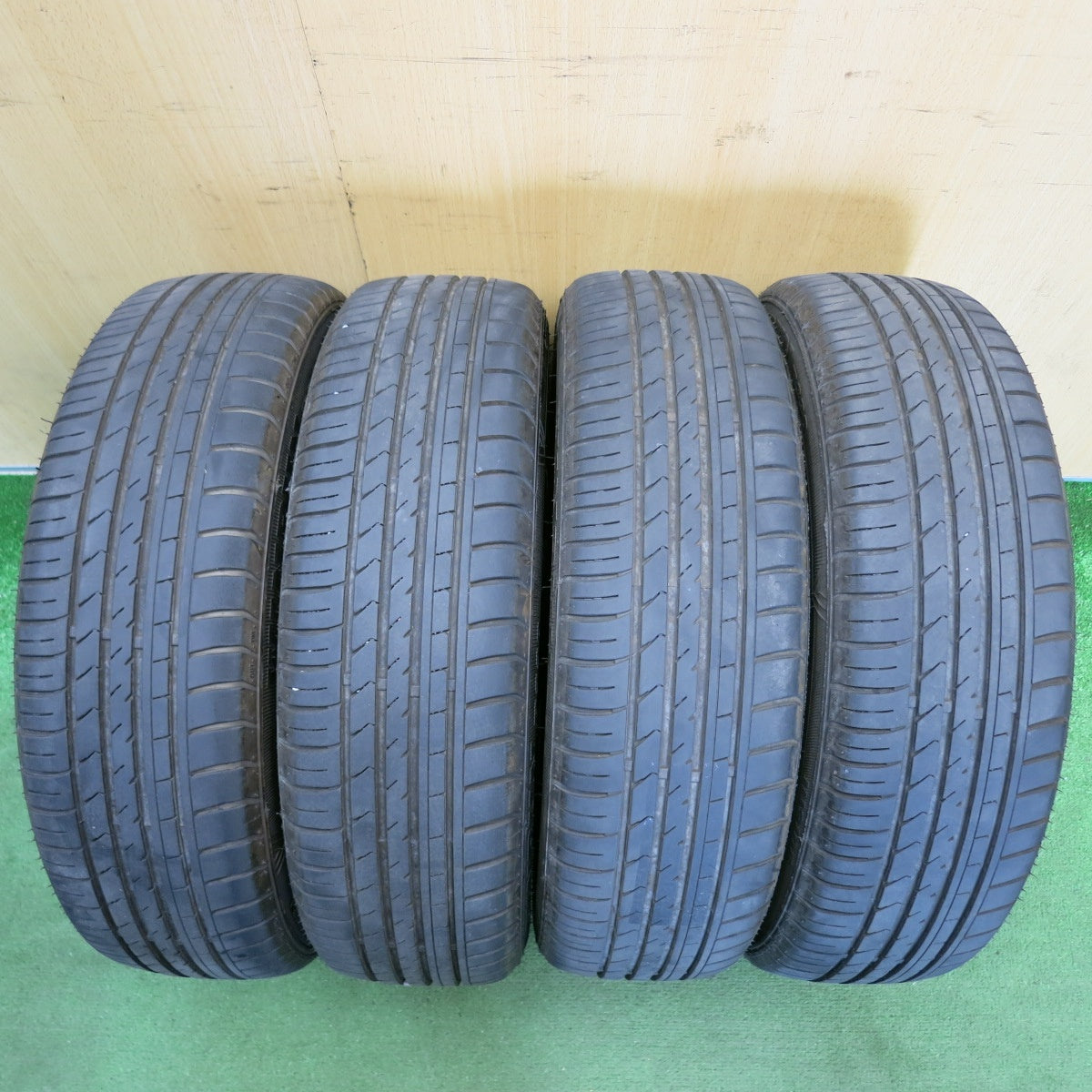 キレイ!24年★165/55R15 ウィンラン R330 S-HOLD 社外 アルミ 15インチ 軽サイズ N-BOX タント 等 PCD100/4H★6060406HAノ