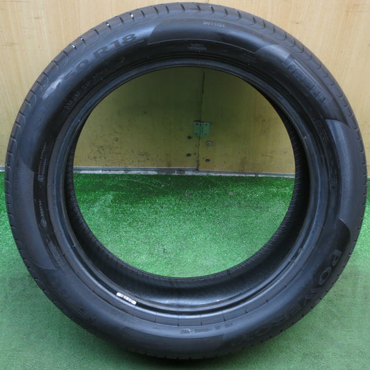 バリ溝!25年!8.5分!1本◎235/50R18 ピレリ POWERGY パワジー 18インチ タイヤ アルファード ヴェルファイア 等◎6092303KKノタ