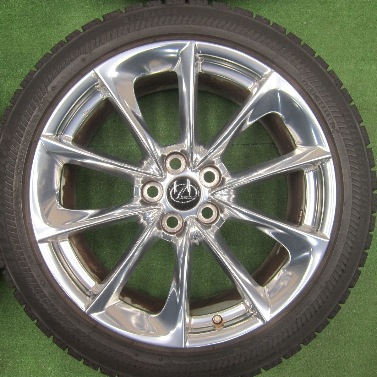 センサー付!バリ溝!キレイ!9分★レクサス LC 500 純正 245/45R20 275/40R20 スタッドレス ブリヂストン ブリザック RFT 20インチ PCD120/5H★4121401TNス