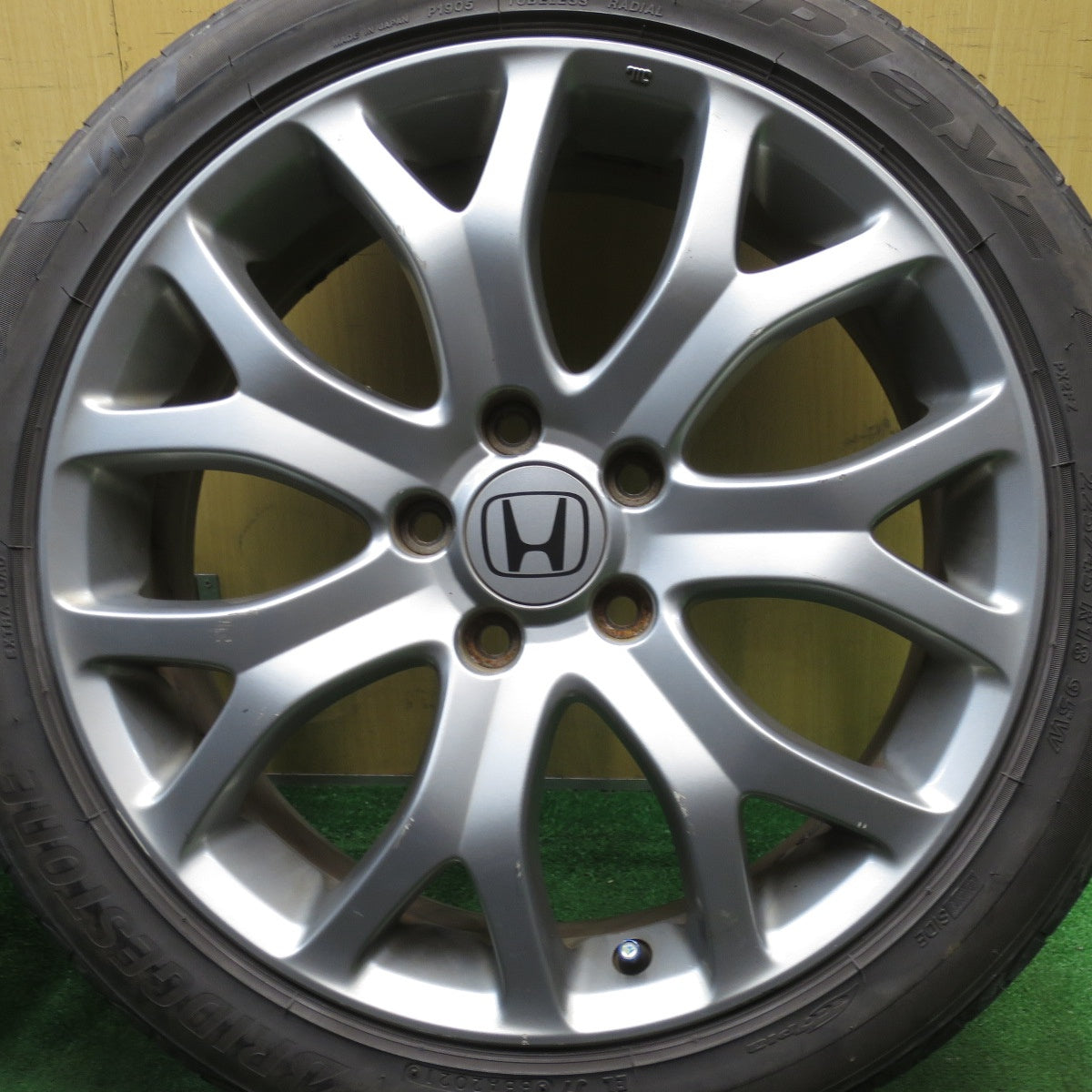 4本価格!22年★ホンダ RB3 オデッセイ アブソルート 純正 225/45R18 ブリヂストン プレイズ PX2 エコピア NH200 18インチ PCD114.3/5H★5062705NJノ