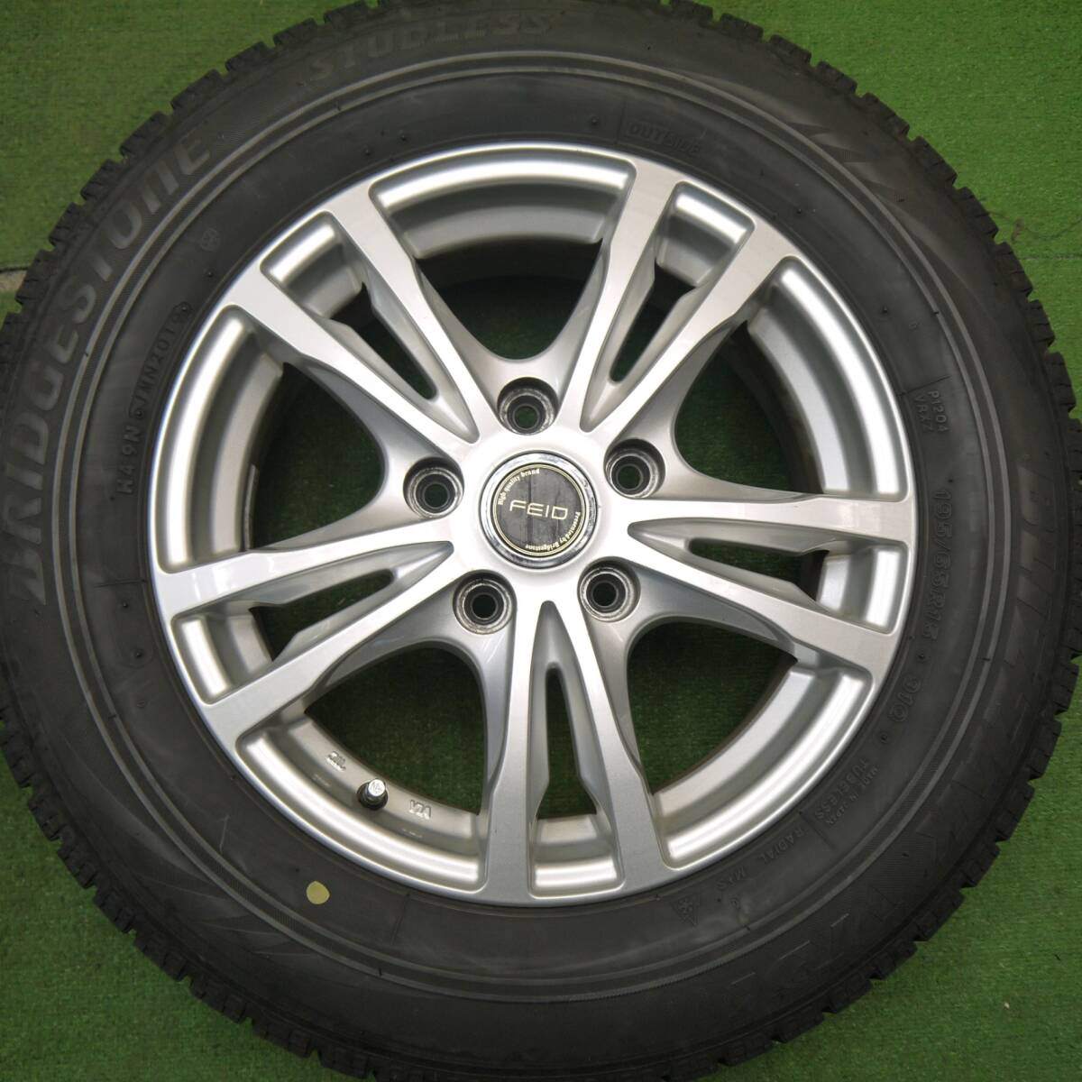 キレイ★スタッドレス 195/65R15 ブリヂストン ブリザック VRX FEID フェイド 15インチ PCD114.3/5H★5031801Hス