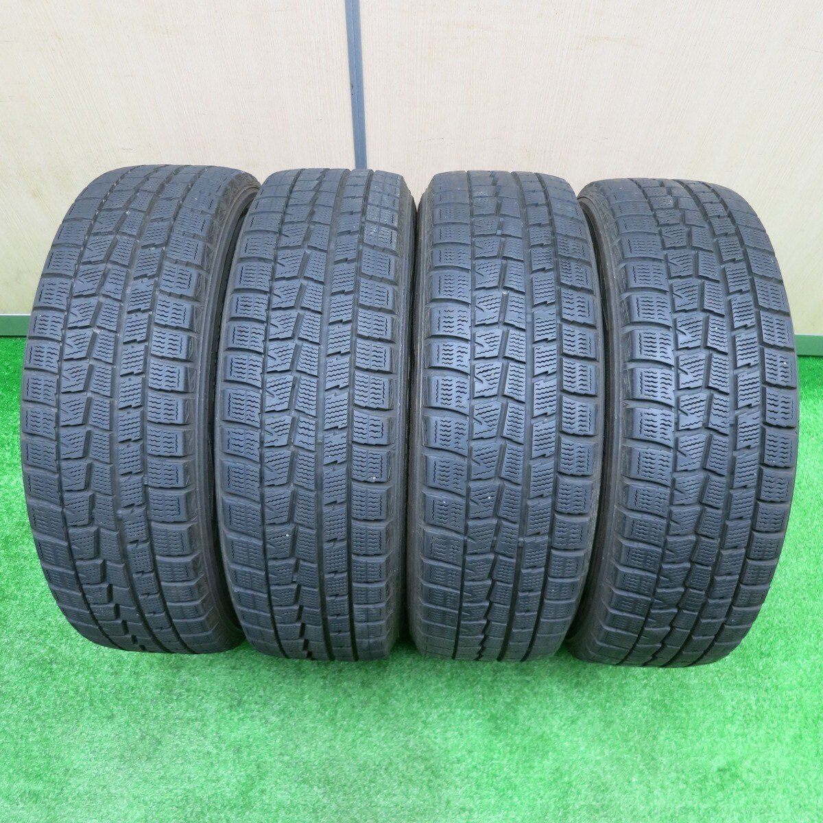 バリ溝!キレイ!9分★スタッドレス 175/65R15 ダンロップ ウインターマックス WM01 ravrion PCD100/4H★4091303NJス