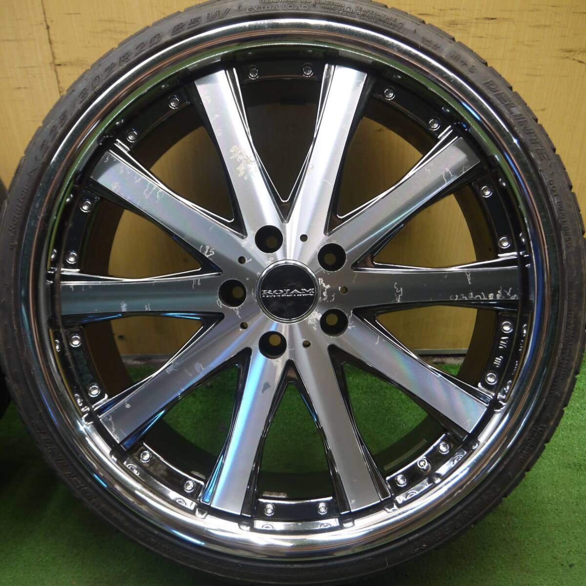 2本価格★ROJAM 225/30R20 デリンテ サンダー D7 ニットー NEO テク GEN 20インチ PCD114.3/5H★4040108Hノ
