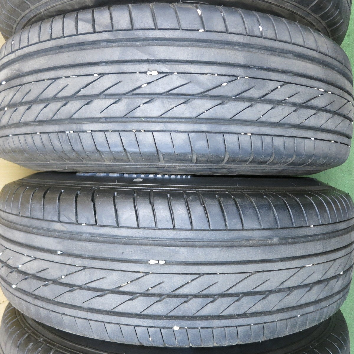 バリ溝!キレイ!9.5分★BATTLESHIP 632 LOXARNY BADX 215/65R16C 109/107R グッドイヤー イーグル #1 ナスカー ホワイトレター ロクサーニ PCD139.7/6H★5080204HAノ