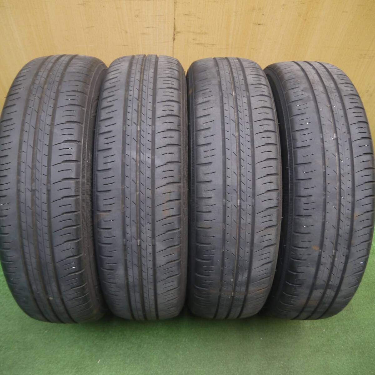 キレイ★日産 デイズ 純正 スチール 155/65R14 ダンロップ エナセーブ EC300+ 14インチ PCD100/4H★5021702Hノ