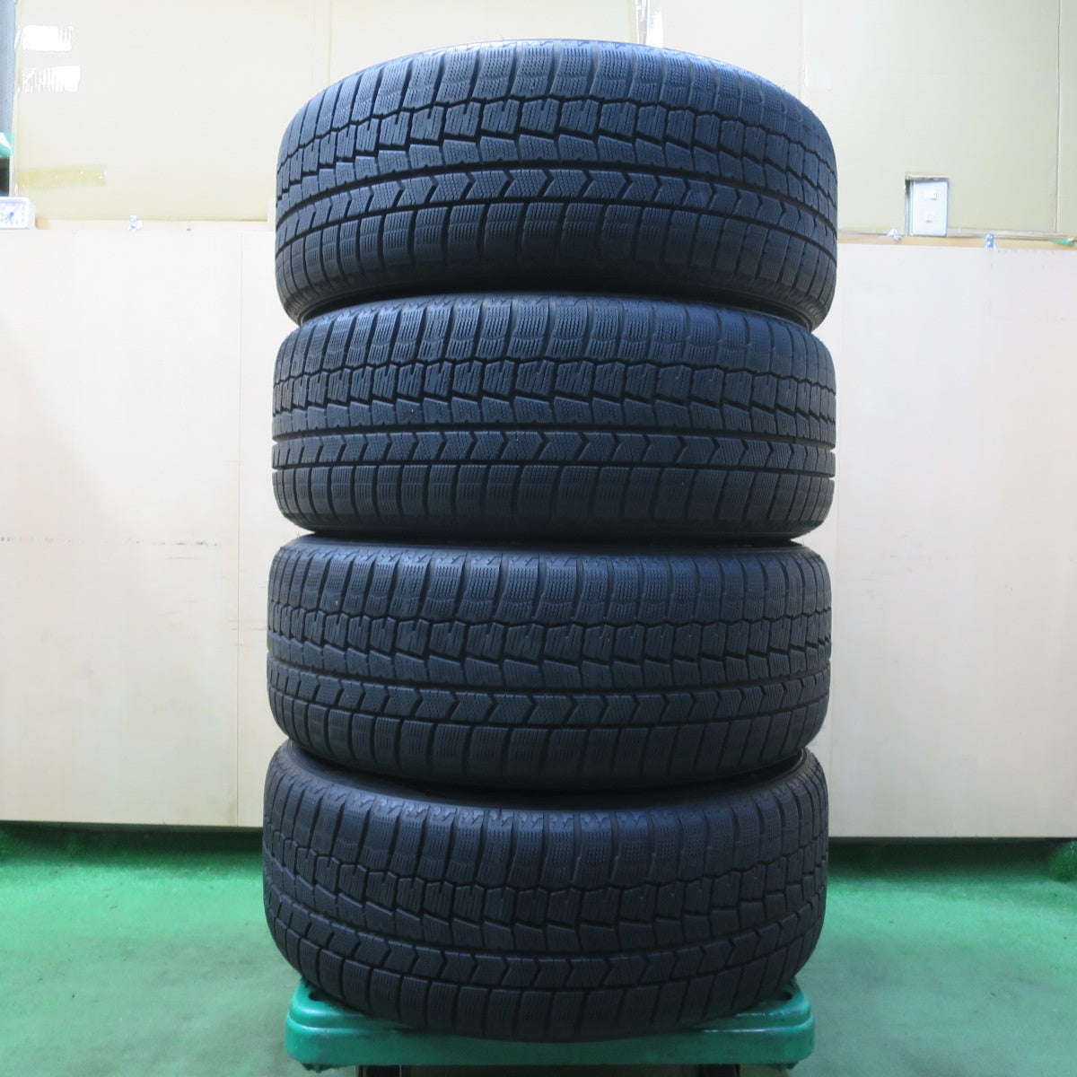センサー付!バリ溝!キレイ!9分★レクサス LS 純正 245/50R19 スタッドレス ダンロップ ウインターマックス WM02 19インチ PCD120/5H★5053101イス