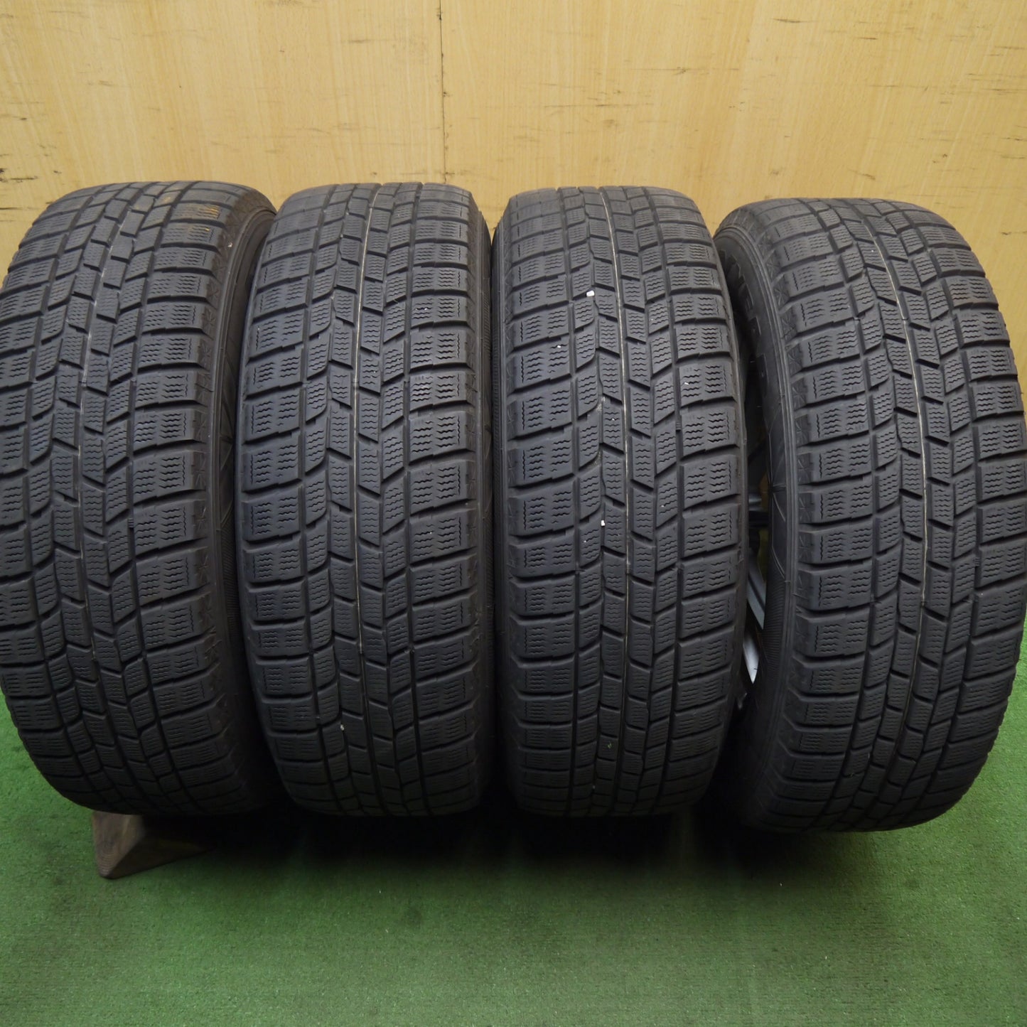 キレイ★スタッドレス 195/65R15 グッドイヤー アイスナビ6 ravrion selze ラブリオン 15インチ PCD114.3/5H★5060914Hス