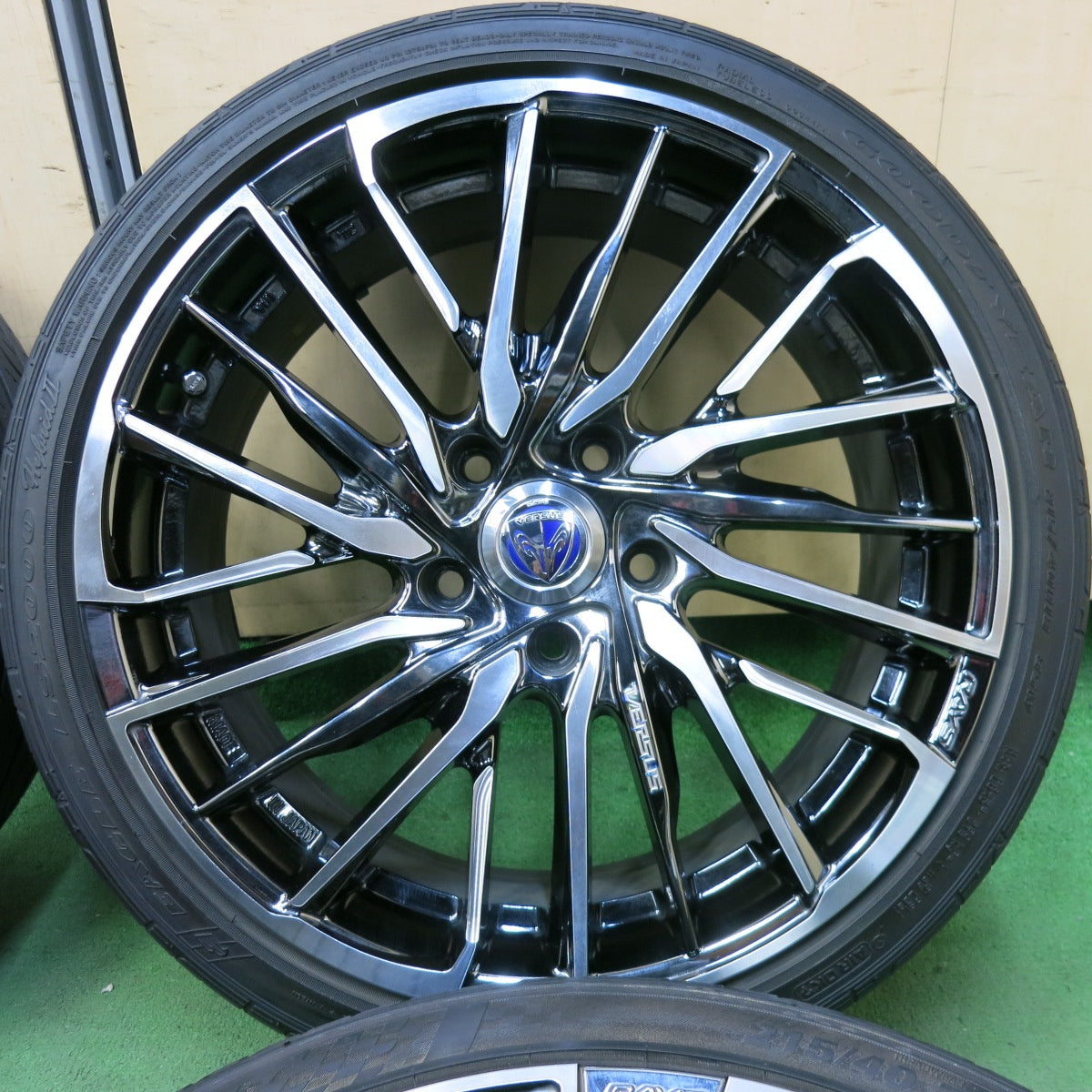 バリ溝!キレイ!8.5分★RAYS VERSUS STRATAGIA Avventura 215/40R18 グッドイヤー LS2000 クムホ PS71 レイズ ベルサス ストラテジーア アベントゥーラ PCD114.3/5H★5082202SKノ