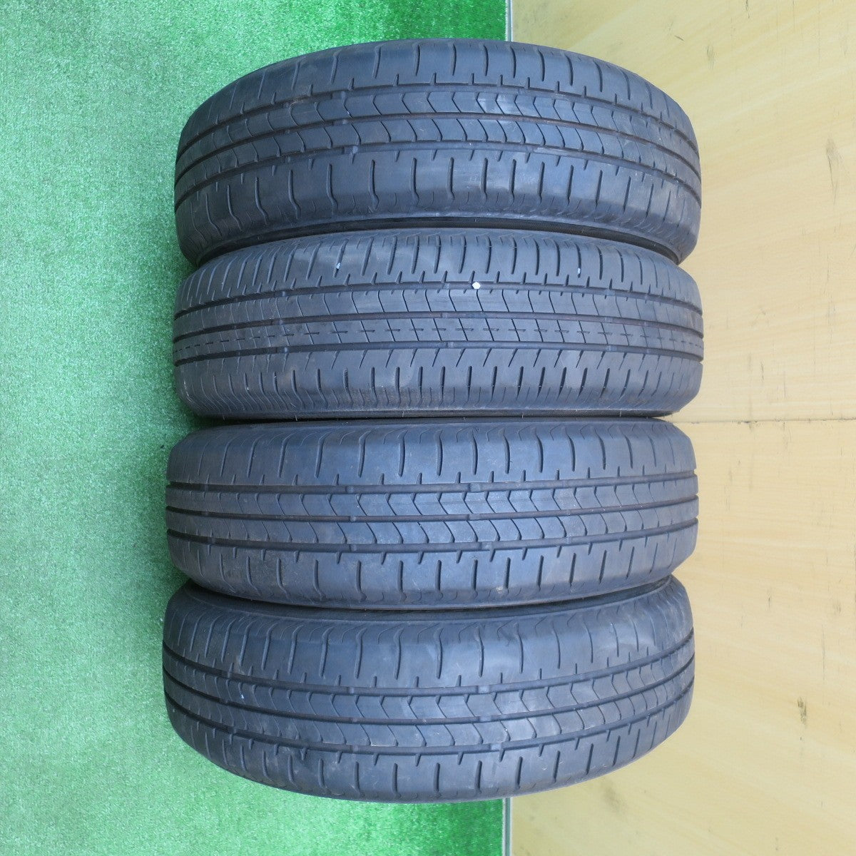 4本価格!24年★ダイハツ タント ムーヴ 等 純正 155/65R14 ブリヂストン NEWNO ニューノ 14インチ PCD100/4H★5110311NJノ