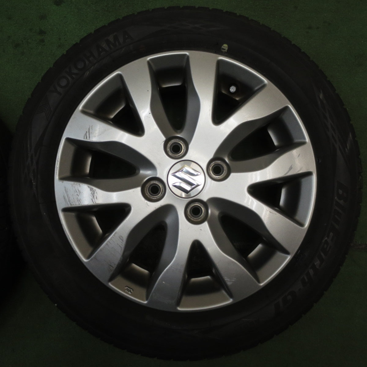 4本価格!23年★スズキ MH23S ワゴンR スティングレー 純正 155/65R14 ヨコハマ BluEarth-GT AE51 ブルーアース 14インチ PCD100/4H★5082902NJノ