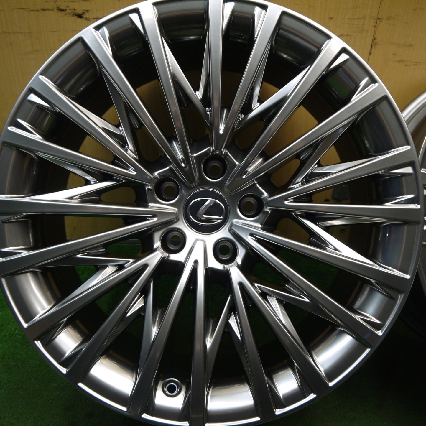 未使用★レクサス LS ハイパー クロム メタリック 純正 OP ホイール 20インチ 20×8.5J PCD120/5H★5070408Hホ