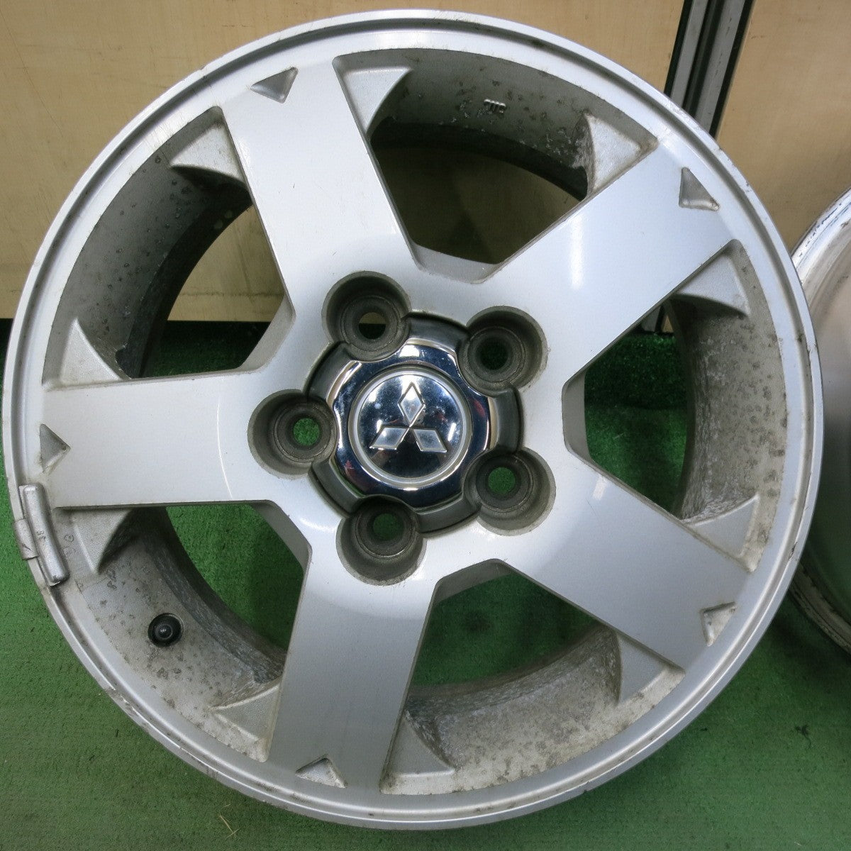 4本価格★三菱 パジェロ ミニ 純正 ホイール 15インチ 15×5.5JJ PCD114.3/5H★5052107SYホ