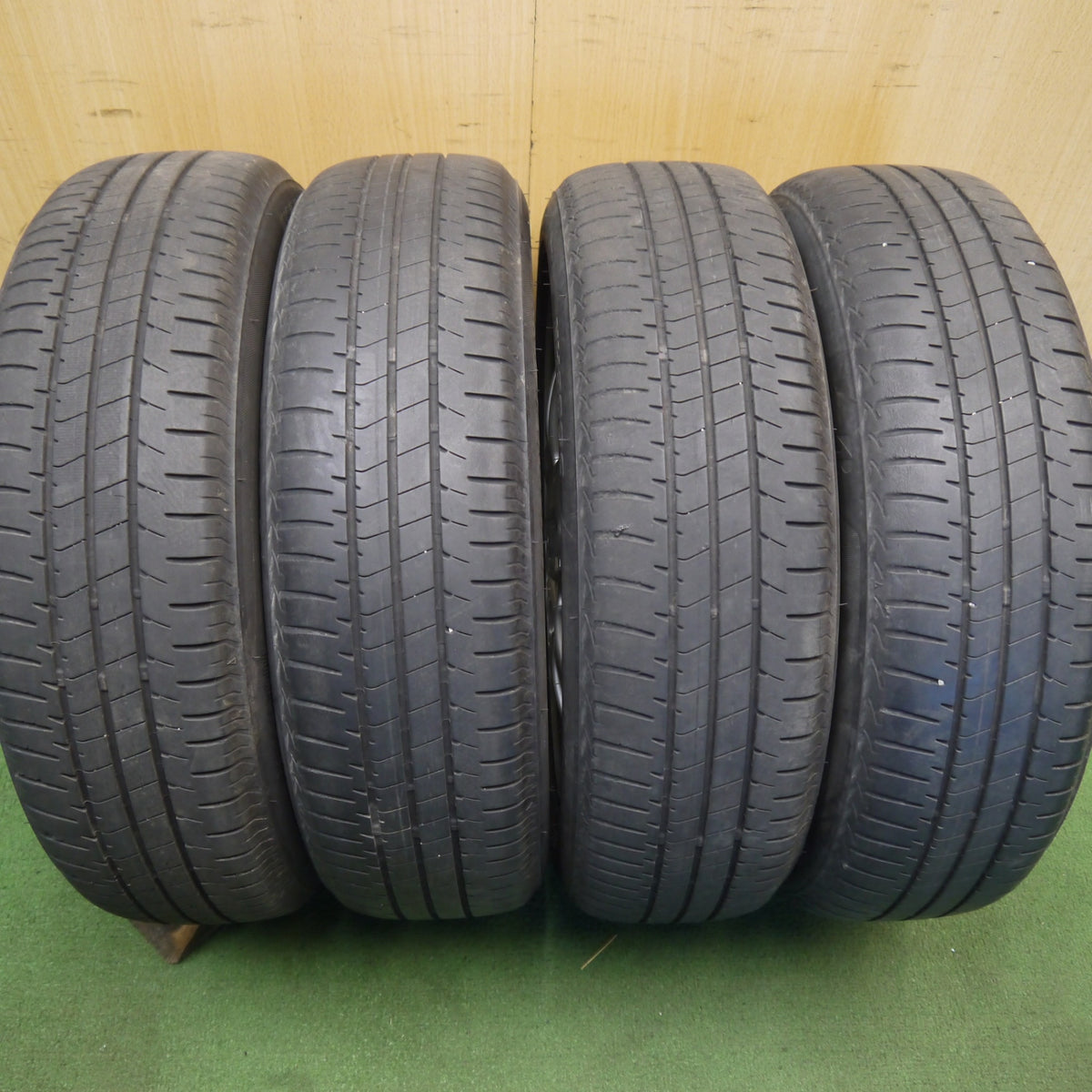 キレイ!24年◎165/65R15 ブリヂストン エコピア NH200C ENKEI PF01 エンケイ 15インチ PCD100/4H◎6082803Hノ