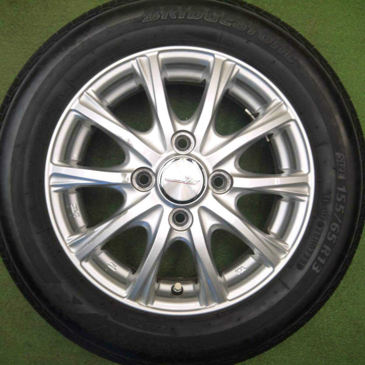 4本価格!22年★155/65R13 ブリヂストン ネクストリー エコピア ILLUGA 13インチ PCD100/4H★5022807Hノ