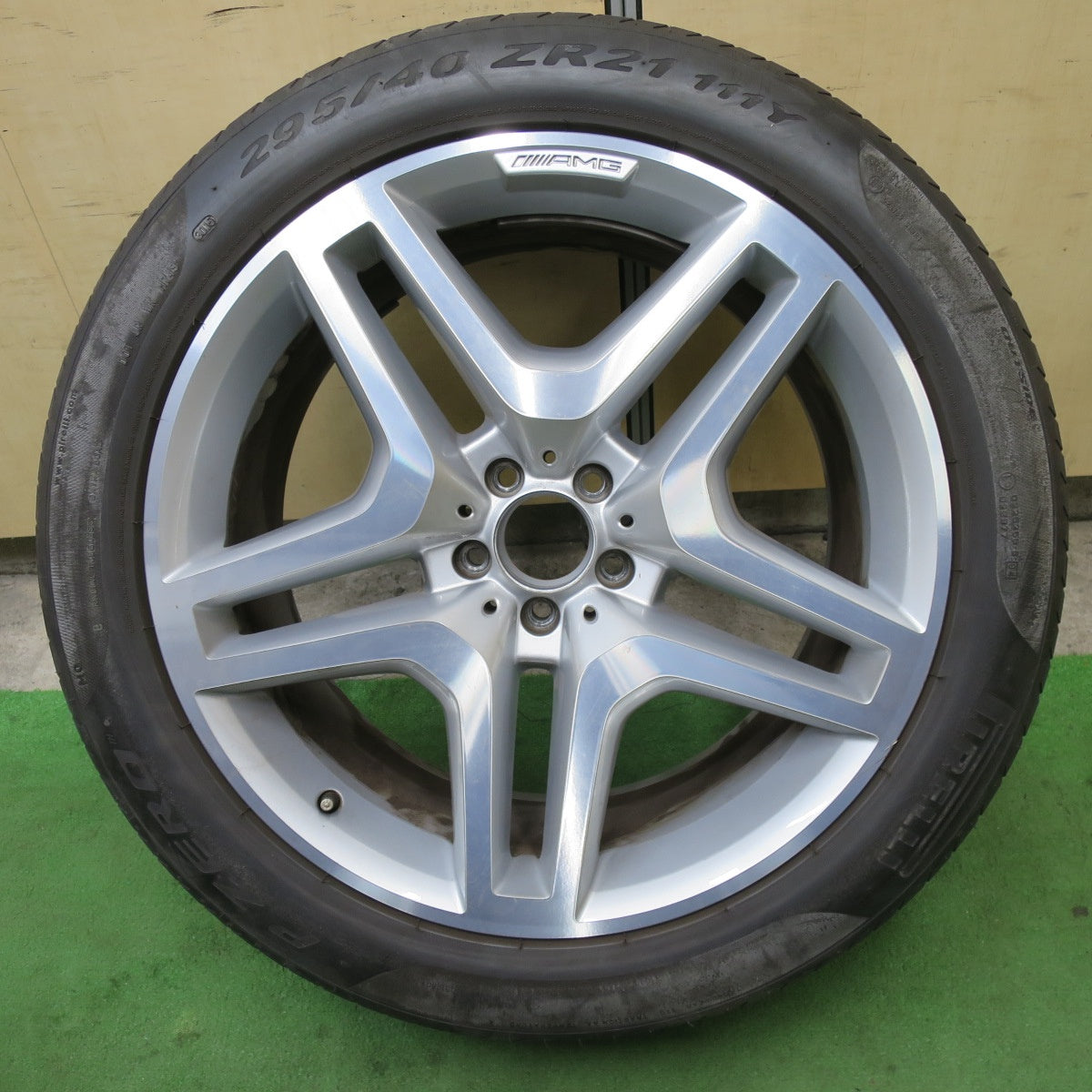 キレイ!1本★ベンツ GLS 350d 純正 AMG 295/40R21 ピレリ PZERO TM Pゼロ 21インチ PCD112/5H★6013113ナノ