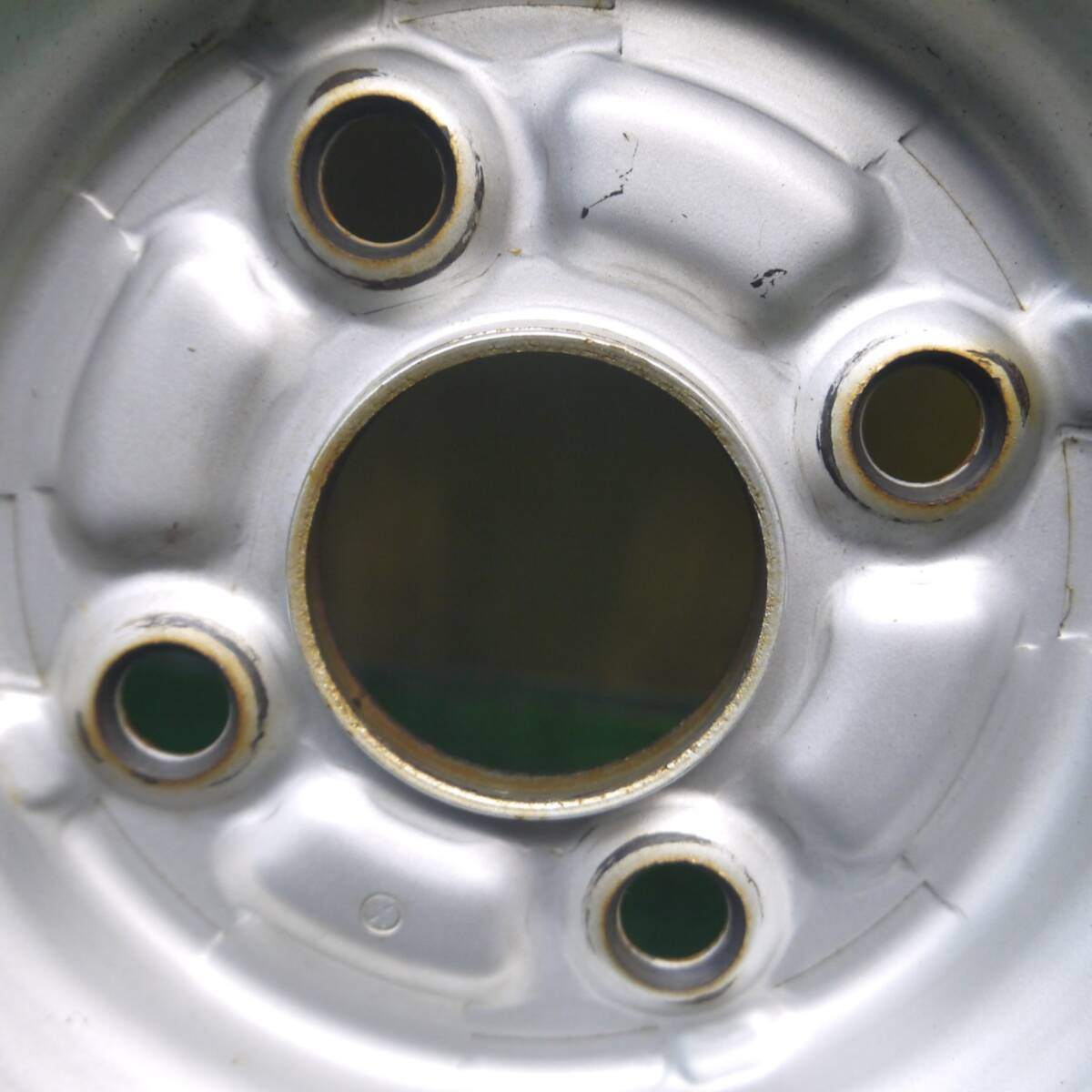 バリ溝!21年!9.5分以上★スタッドレス 165R13 6PR ブリヂストン ブリザック VL1 スチール ホイール 13インチ PCD100/4H★5022509Hス