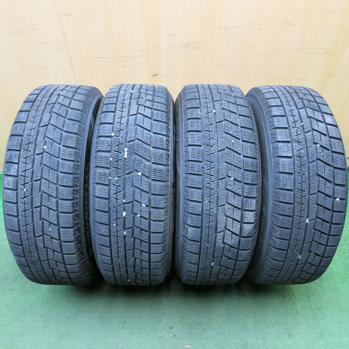 バリ溝!21年!9.5分★ベンツ 純正 タイプ 205/65R15 スタッドレス ヨコハマ アイスガード iG60 社外 アルミ 15インチ PCD112/5H★5092710HAス