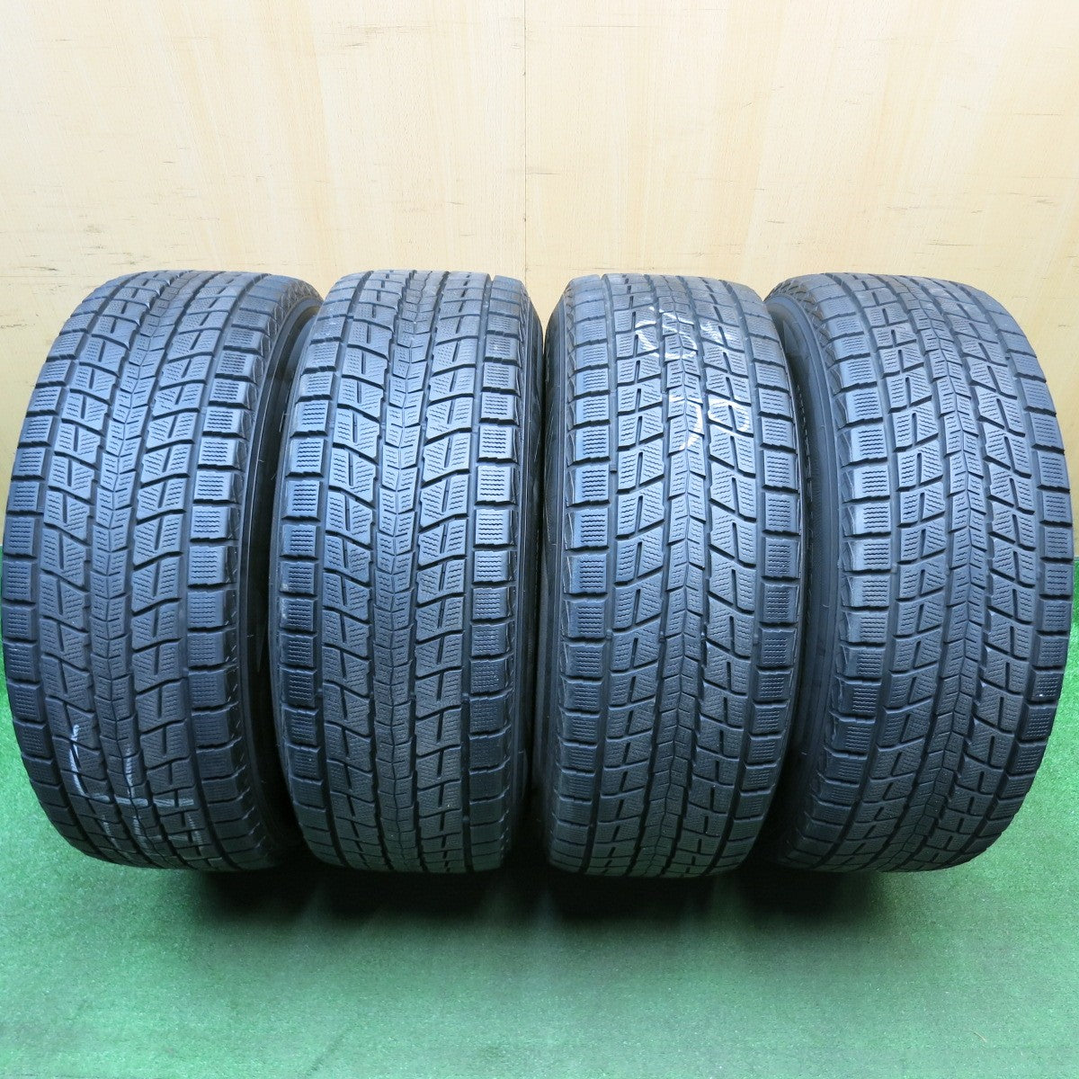 バリ溝!9分★グランドチェロキー 等 MKW MK-46 265/60R18 スタッドレス ダンロップ ウインターマックス SJ8 18インチ PCD127/5H★6010801HAス