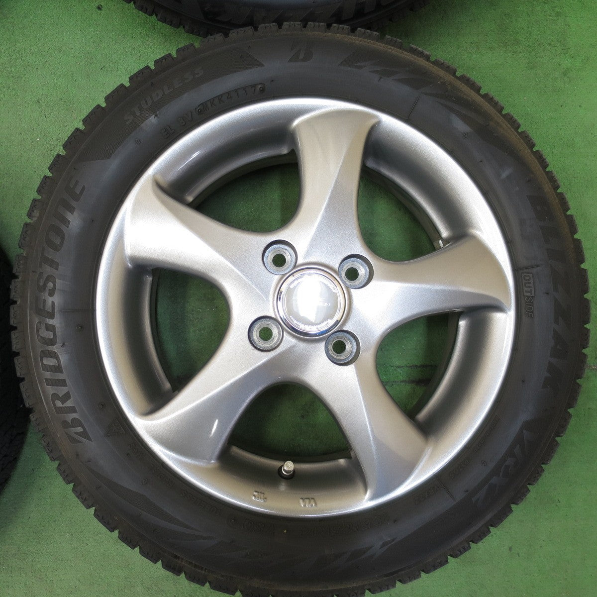 キレイ★スタッドレス 155/65R14 ブリヂストン ブリザック VRX2 TOPRUN トップラン 14インチ PCD100/4H★5042501AKス