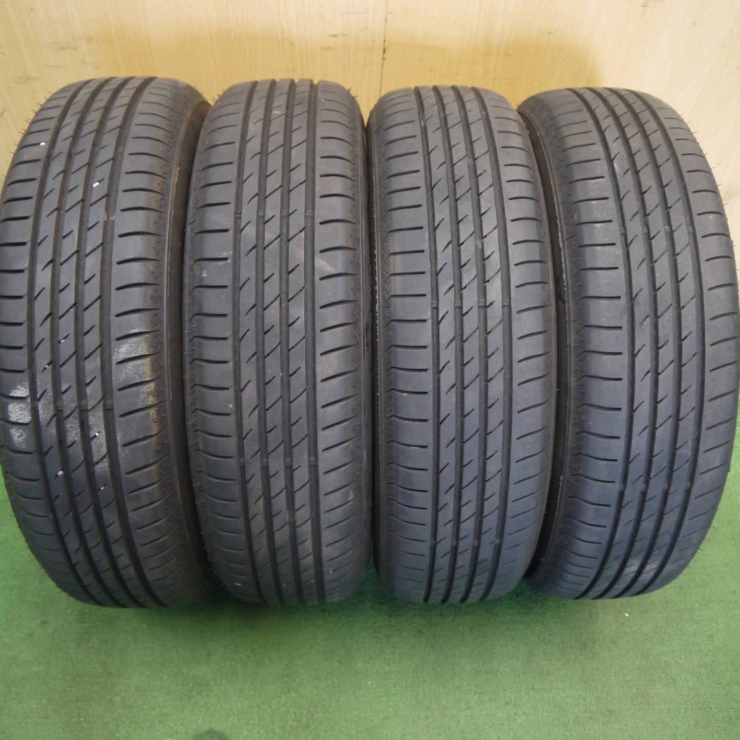 バリ溝!24年!8.5分◎ダイハツ ムーヴ コンテ ミライース 等 純正 155/65R14 マックストレック MAXIMUS M2 14インチ PCD100/4H◎6071308Hノ
