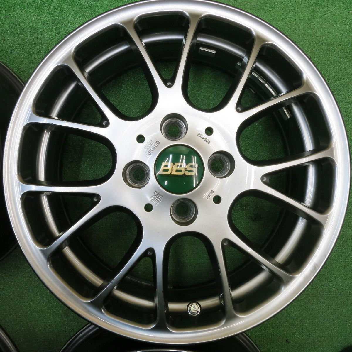 キレイ★BBS RE5004 鍛造 15インチ ホイール 15×6J PCD100/4H★5112906HAホ
