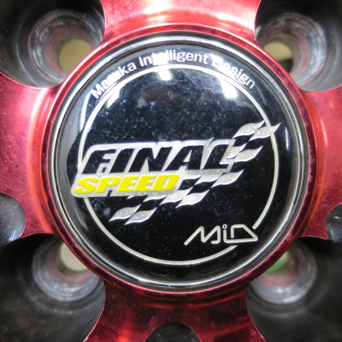 4本価格★FINAL SPEED MiD A-TECH 15インチ ホイール ファイナルスピード マルカ 15×5.5J PCD100/4H★6060904NGホ