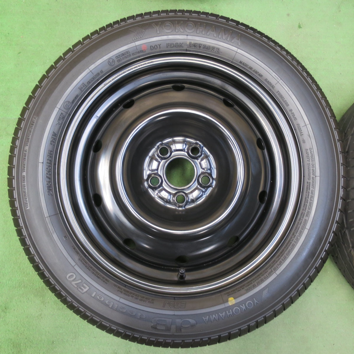 新車外し!22年★トヨタ GR86 ZN8 RC 純正 スチール 205/55R16 ヨコハマ dBデシベル E70 E70J 16インチ PCD100/5H★5072502イノ