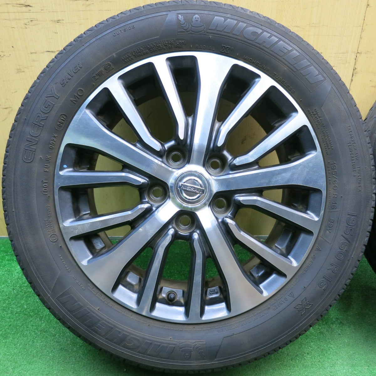 4本価格★日産 C26 セレナ ハイウェイスター 純正 195/60R16 ミシュラン エナジーセイバー MO 16インチ PCD114.3/5H★5061605AKノ