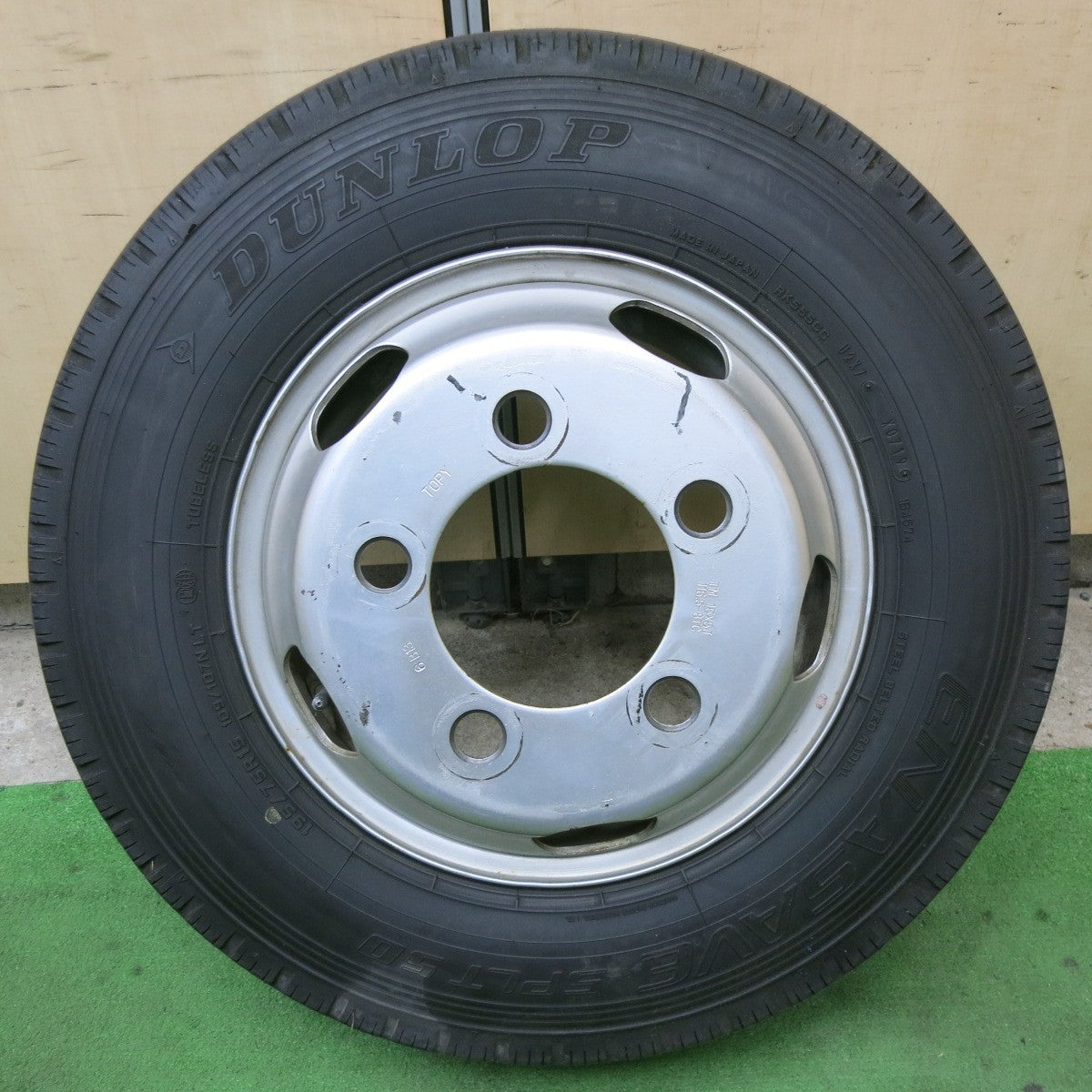 1本価格★トラック 195/75R15 109/107N ダンロップ エナセーブ SPLT50 TOPY スチール 116.5-8TC PCD203.2/5H★6011403ナノ