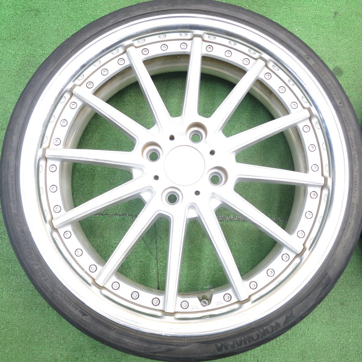 バリ溝!21年!9.5分★WORK RIZALTADO 165/40R17 ヨコハマ DNA S.drive ワーク リザルタード 17インチ PCD100/4H★5051612AKノ