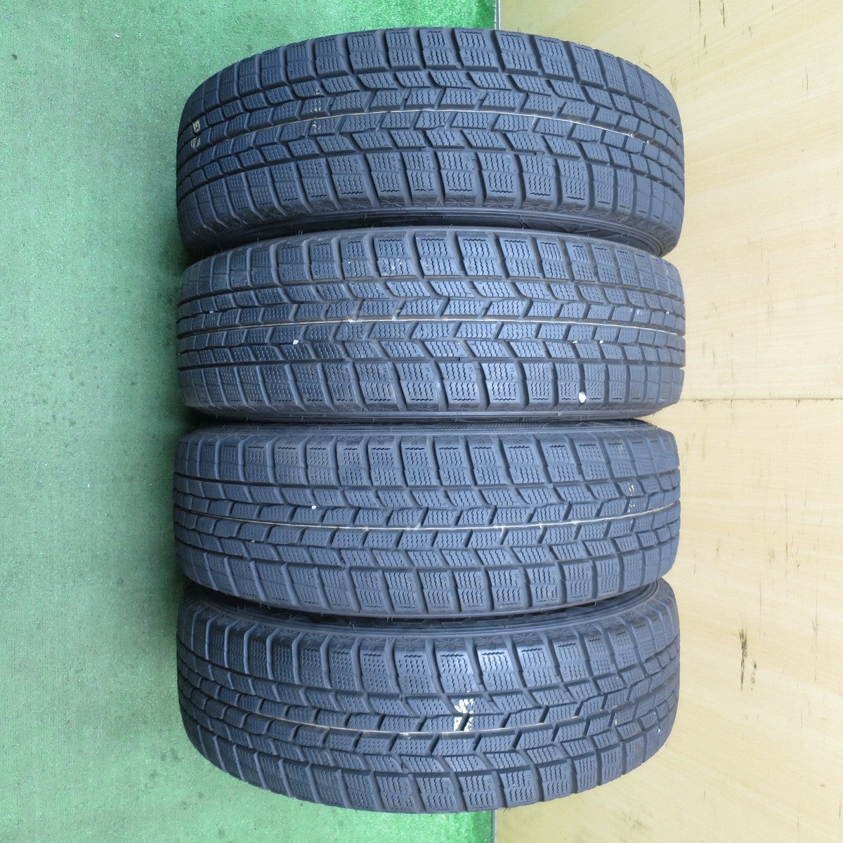 バリ溝!キレイ!9分★スタッドレス 175/65R15 グッドイヤー アイスナビ6 TOPRUN トップラン 15インチ PCD100/4H★5081306NJス