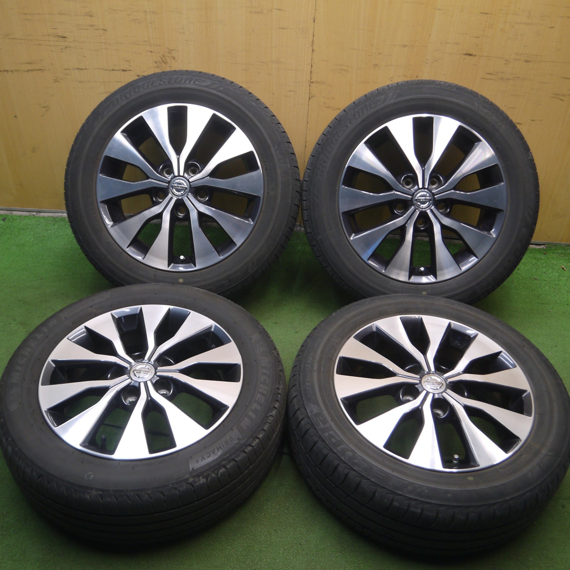 ブリジストン エコピアNH100RV 195/60R16 4本 中古品 BRIDGESTONE