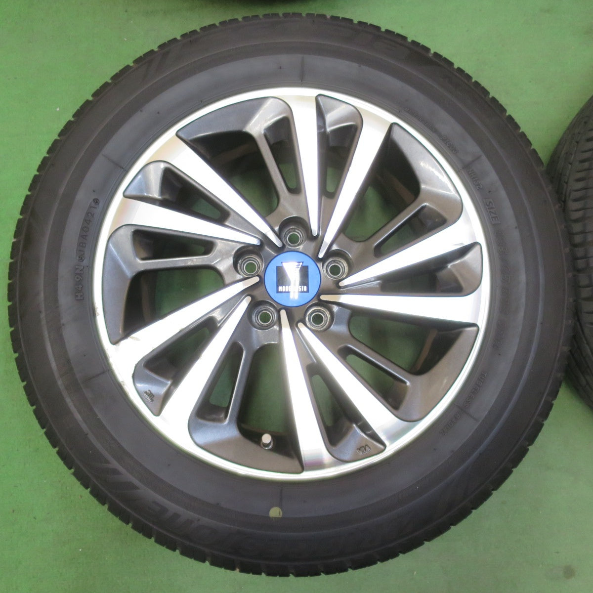 バリ溝!21年!キレイ!8.5分★トヨタ 50系 プリウス 純正 MODELLISTA SpinAIR3 195/65R15 ブリヂストン エコピア NH100 モデリスタ スピンエアー3 PCD100/5H★5040911イノ