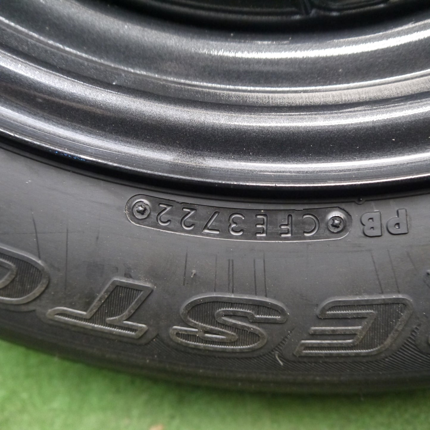 新車外し!22年!1本★スズキ JB64 W ジムニー 純正 スチール 175/80R16 ブリヂストン デューラー H/L 852 スペア 16インチ PCD139.7/5H★5090904Hノ