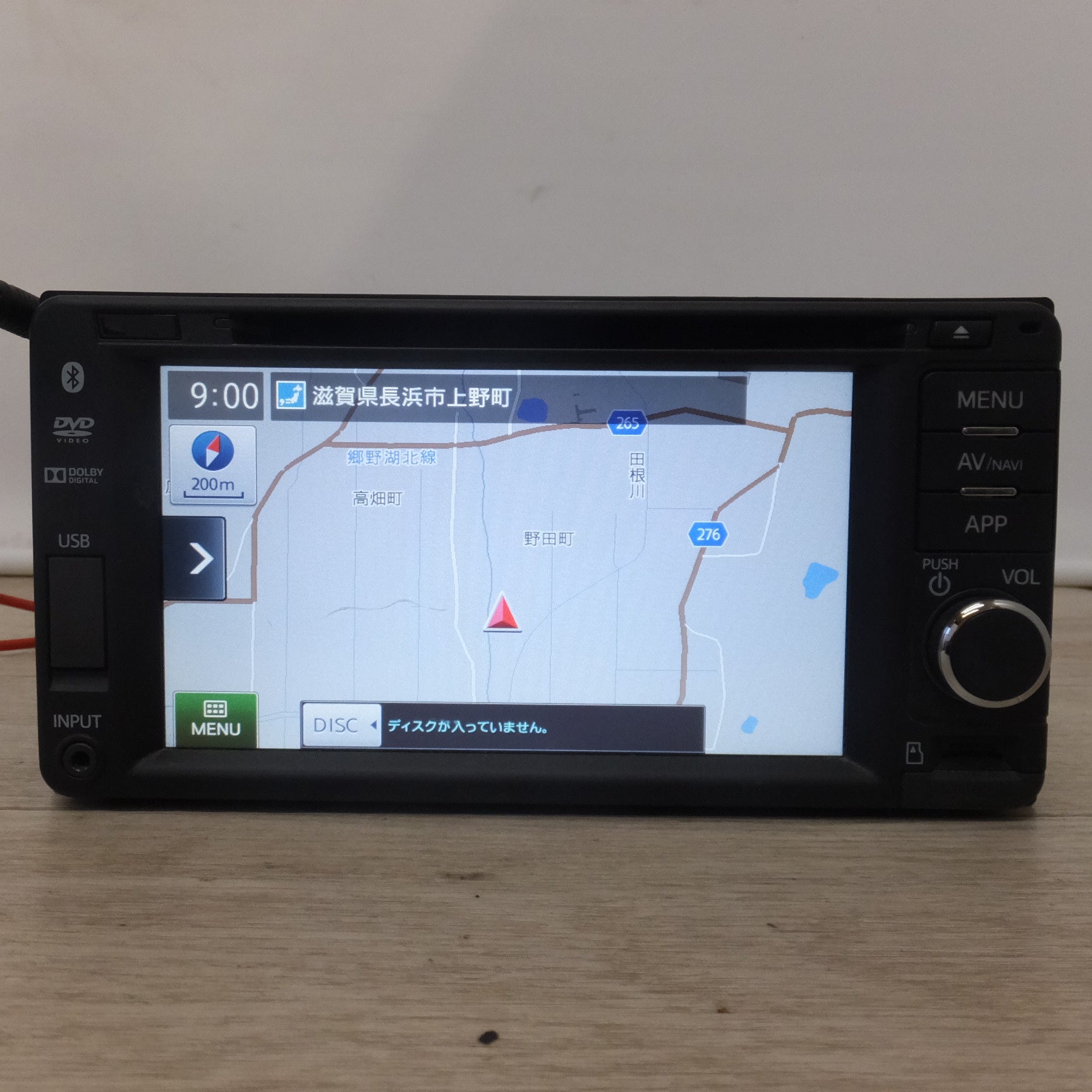 送料無料] ☆クラリオン製 ダイハツ 純正 カーナビ メモリーナビ QY