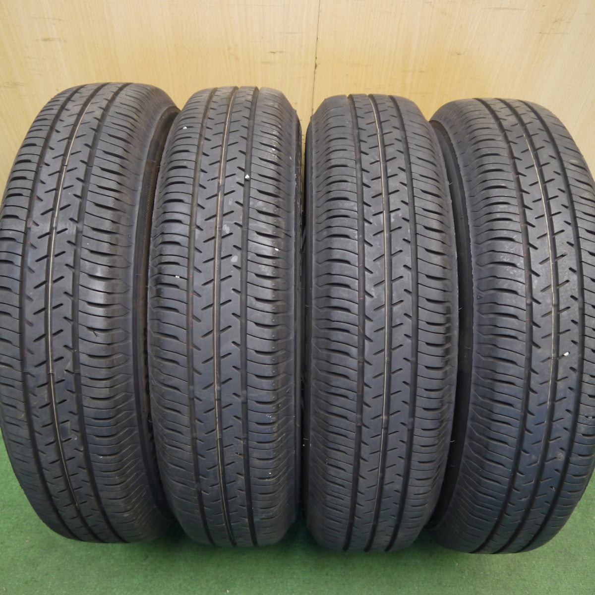 バリ溝!25年!8.5分◎三菱 ミニカ 純正 145/80R13 セイバーリング SL101 13インチ PCD100/4H◎6090704Hノ