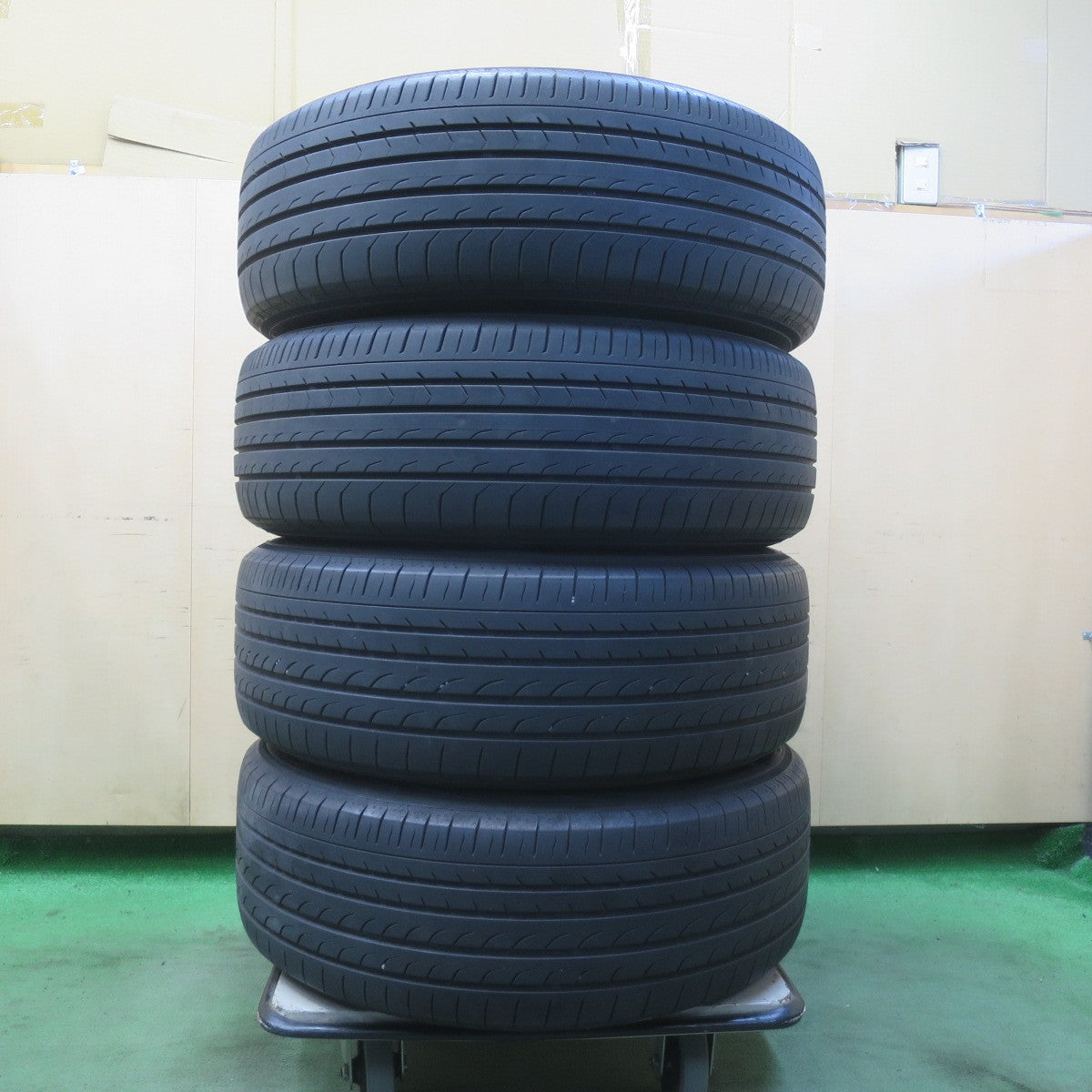 バリ溝!22年!9分★225/55R19 Lehrmeister NONINO ヨコハマ BluEarth-RV RV03 ブルーアース RV02 レアマイスター ノニーノ 19インチ PCD114.3/5H★6043007イノ