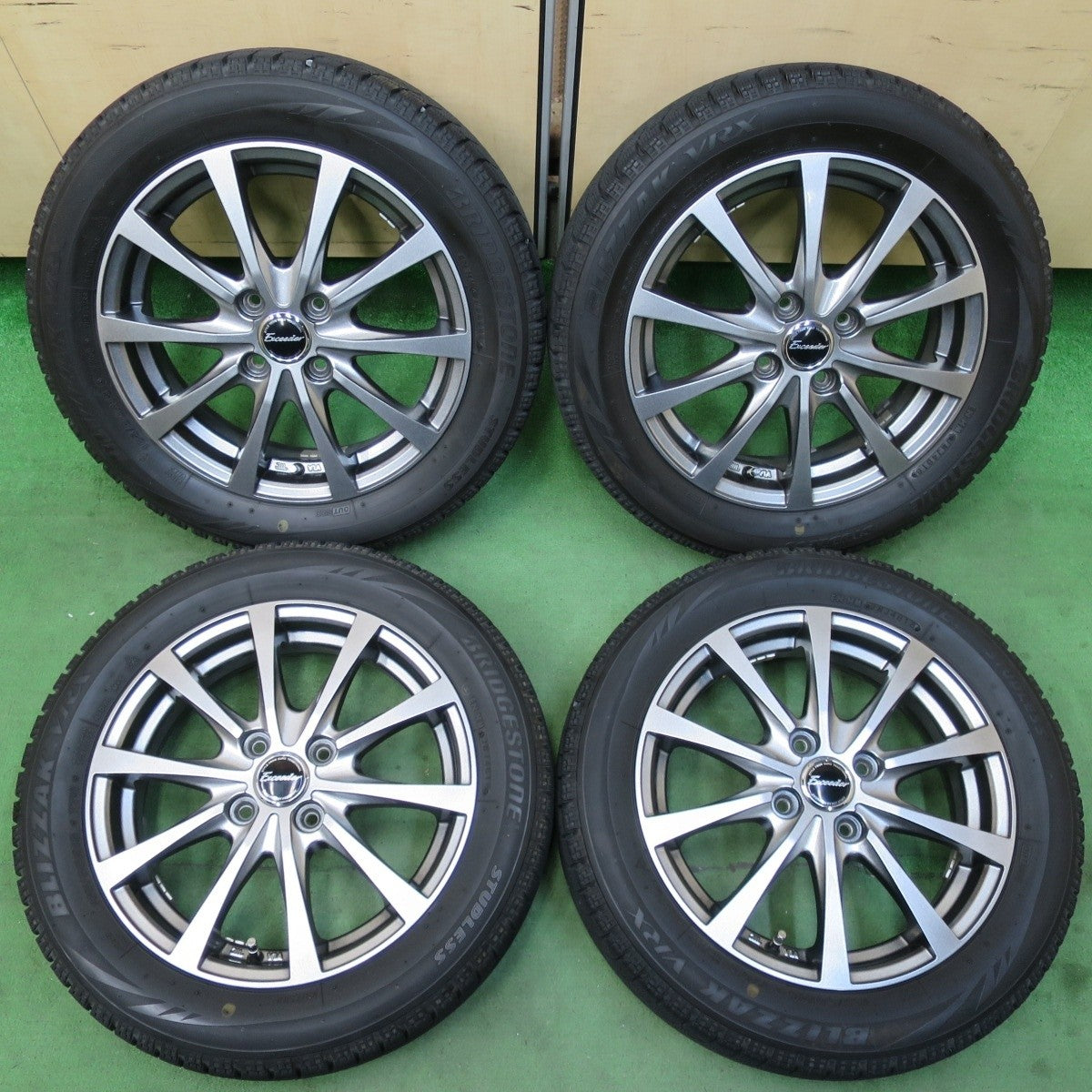 165/60R15 ブリヂストン VRX 4本 送料無料 冬タイヤ T1606 キレイ