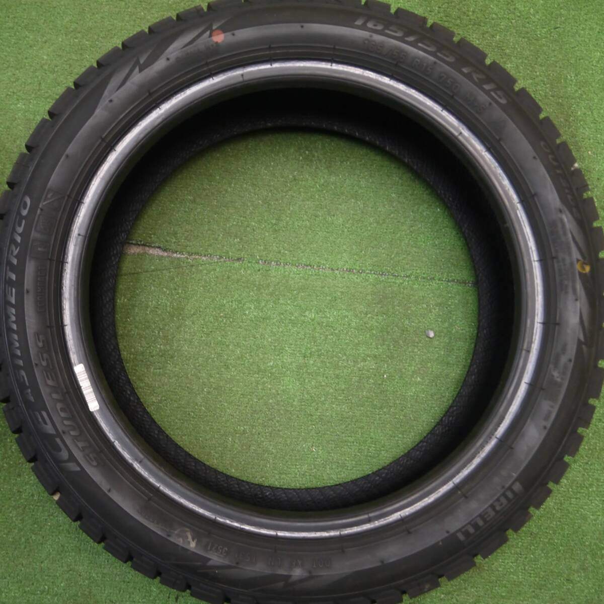 バリ溝!21年!ほぼ10分★スタッドレス 165/55R15 ピレリ アイスアシンメトリコ タイヤ 15インチ 軽自動車 ワゴンR ムーヴ タント スペーシア等★5011701Hスタ