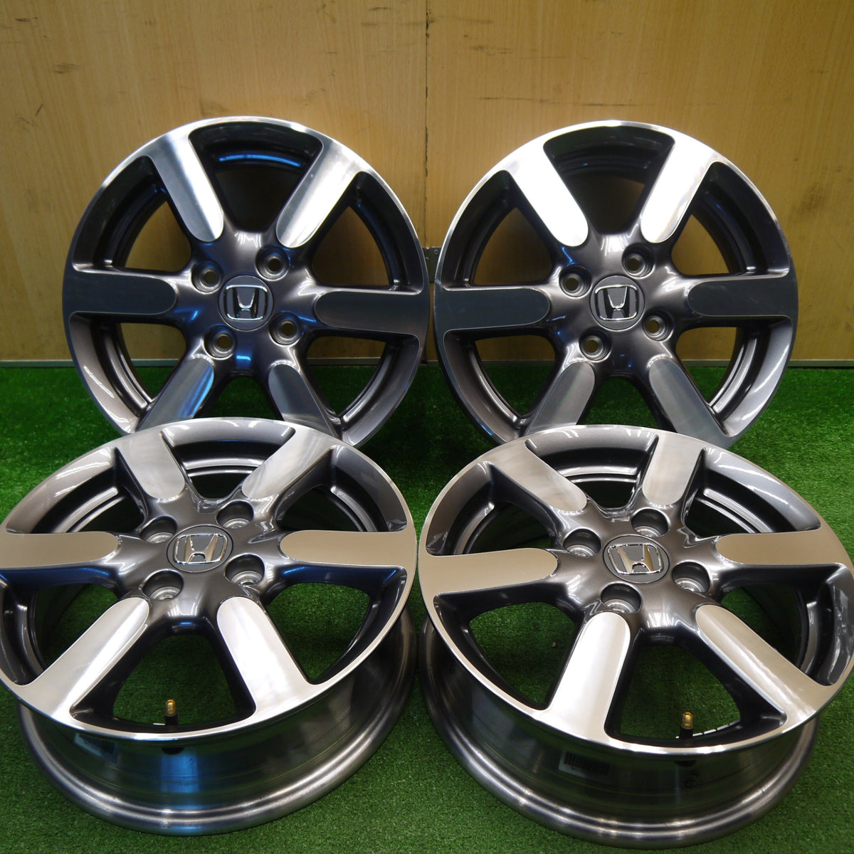 新車外し!付属品付き★ホンダ N-ONE 純正 ENKEI 製 ホイール 14インチ 14×4.5J Nワン N-ワン エンケイ PCD100/4H★5111403Hホ