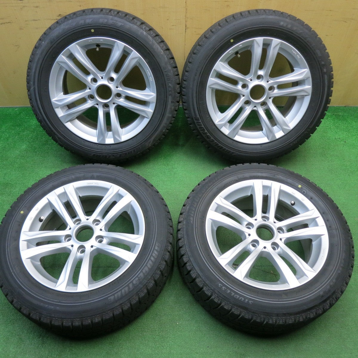 バリ溝!キレイ!9.5分★BMW MAK BIMMER 205/60R16 スタッドレス ブリヂストン ブリザック RFT ビマー 16インチ PCD120/5H★5041503TNス