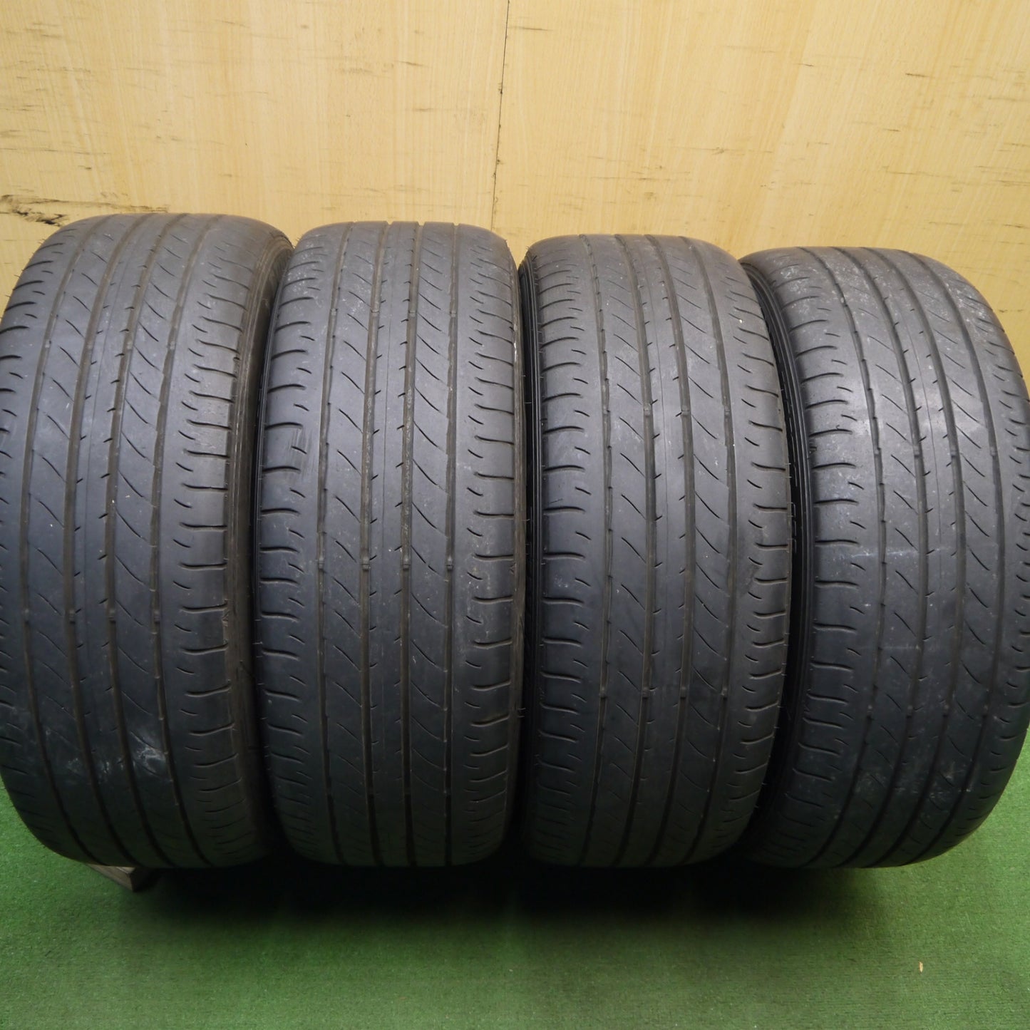キレイ★スバル レヴォーグ VM 純正 OP 225/45R18 ダンロップ SPスポーツマックス 050 18インチ PCD114.3/5H★5041504Hノ