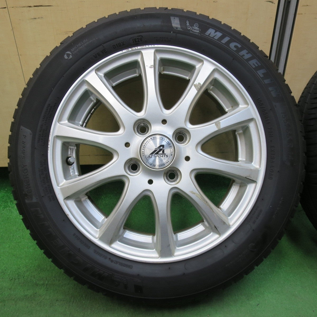 4本価格★55/65R14 ミシュラン エナジーセイバー4 AZ SPORTS AZスポーツ 14インチ PCD100/4H★5032905イノ